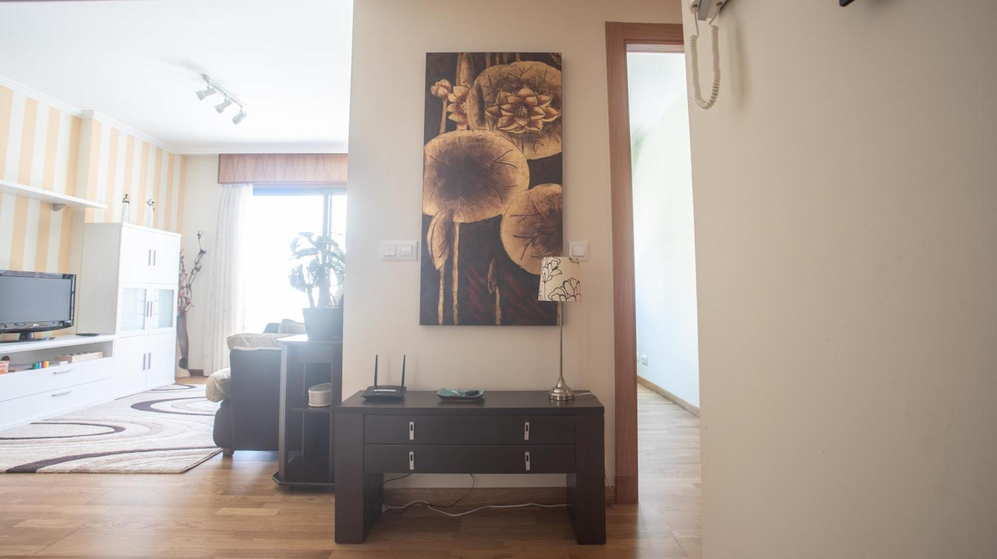 Apartamento En El Centro Con Plaza De Garaje A Guarda Dış mekan fotoğraf